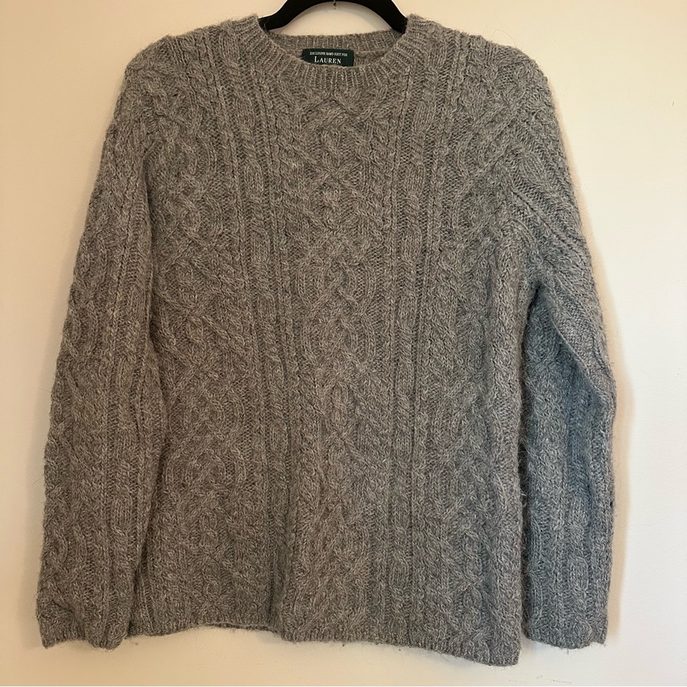 Ralph Lauren Handknit Wool/Alpaca Sweater
